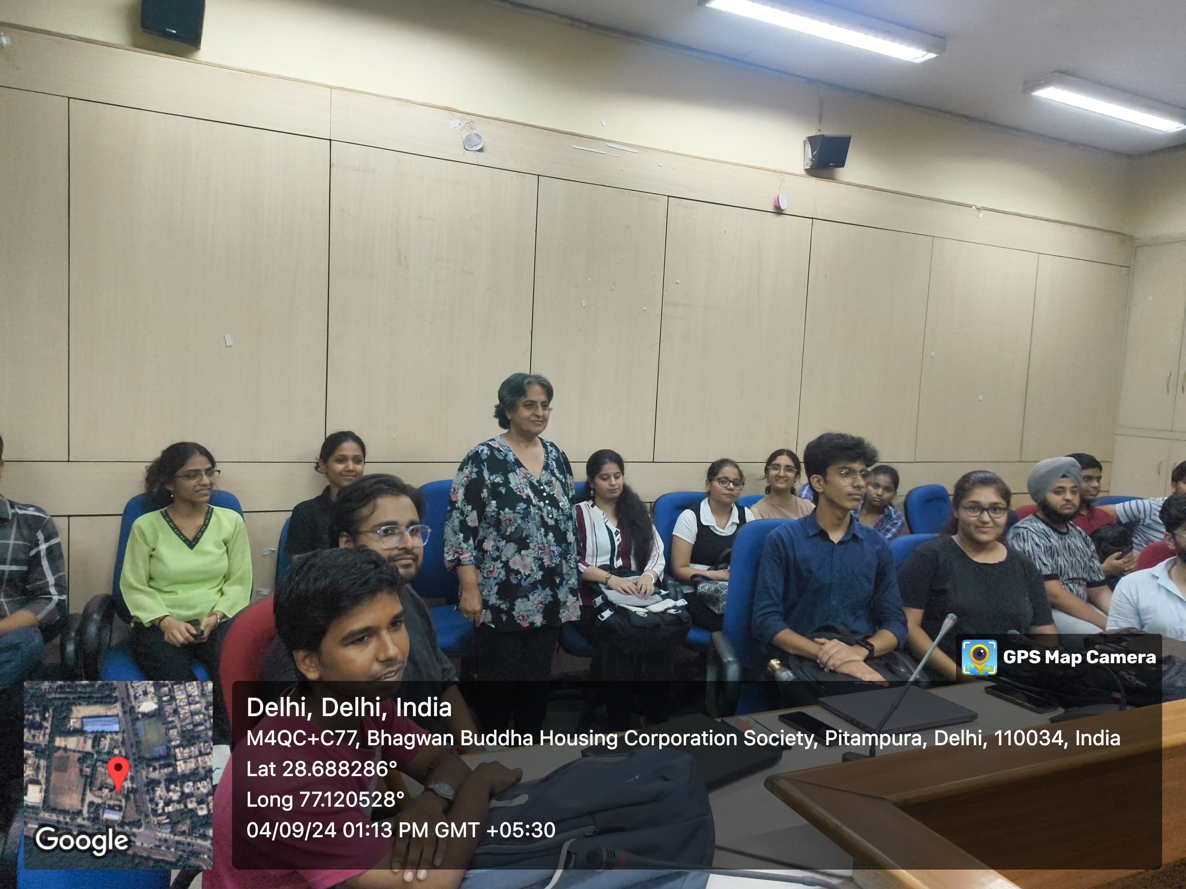 Students collaborating during hackathon