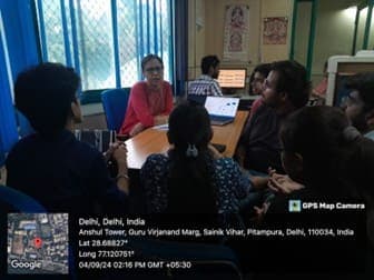 Award ceremony at previous hackathon